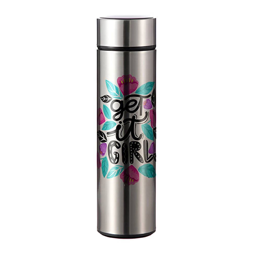 Thermos - ACIER INOXYDABLE - 450ml - ARGENT (Pas d'affichage de la température)
