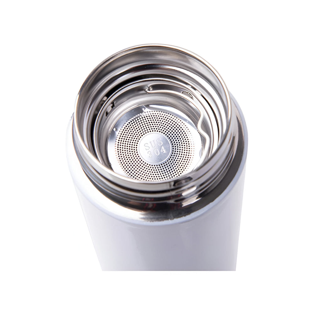 Thermos - STAINLESS STEEL - 450ml - White (No Temp Display)