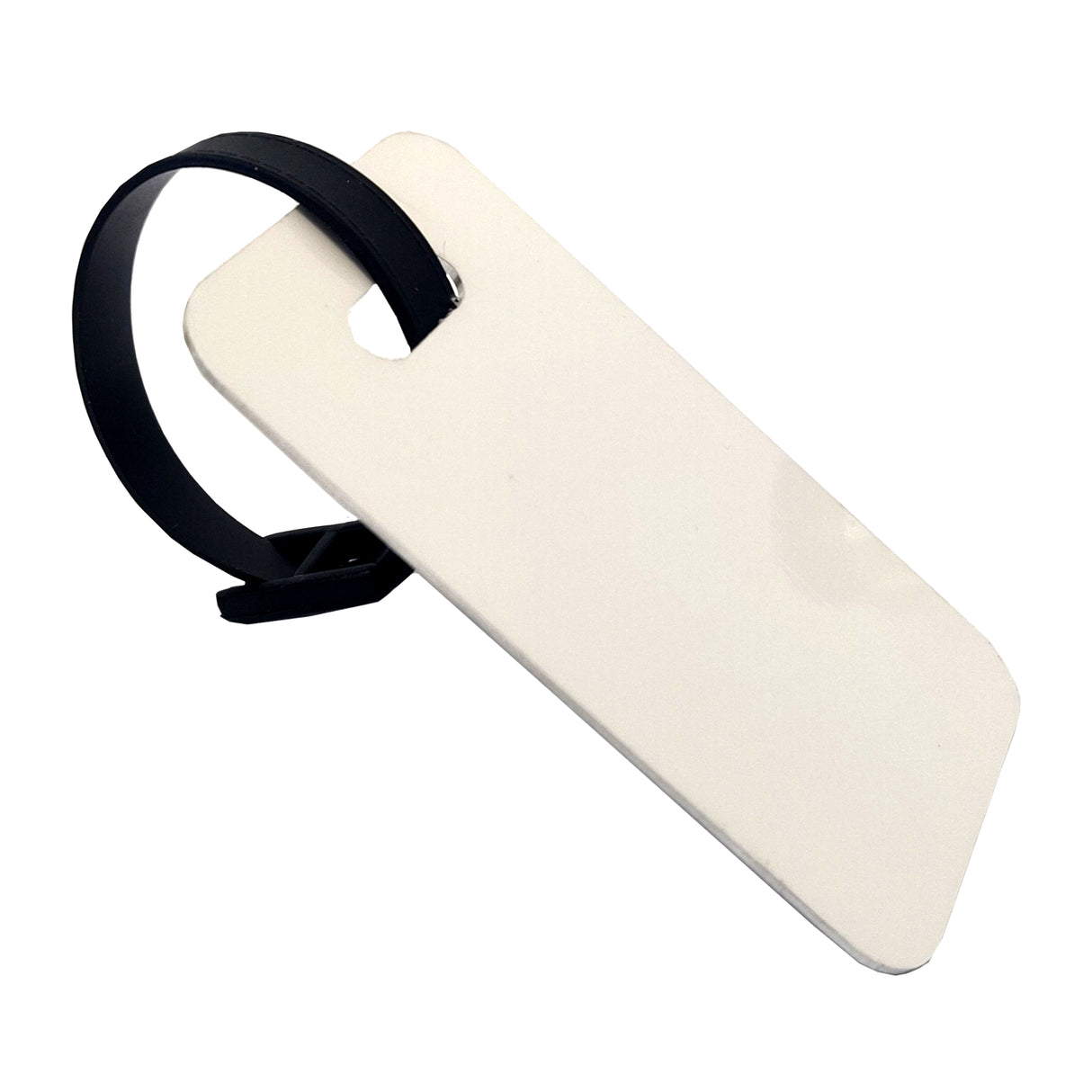 Luggage Tag - 10 x THICK 1.15mm Aluminium Luggage Tags - 8.9cm x 6.4cm - SMALL