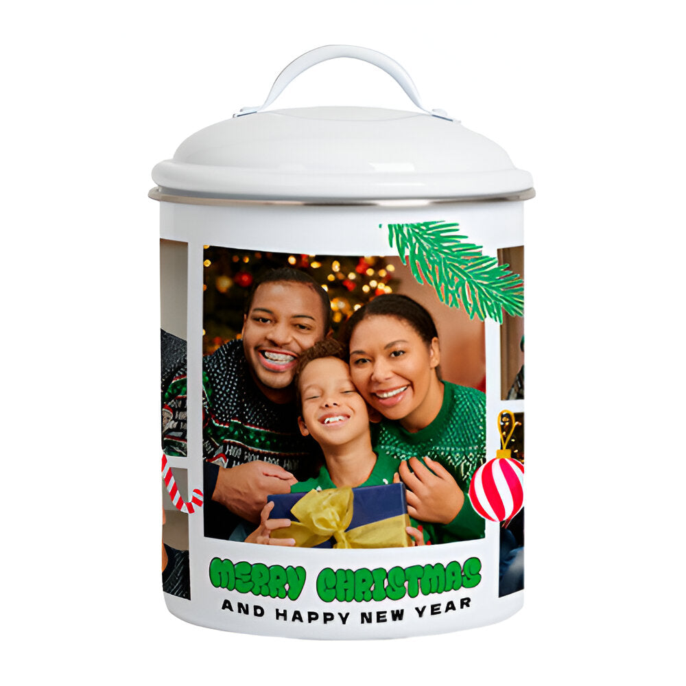 Sublimation Tin Storage Canister with Lid - Large