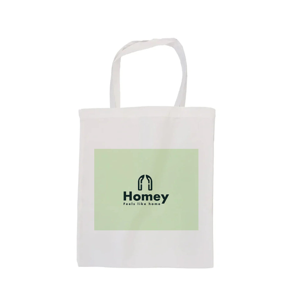 Sublimation Tote Bag - Canvas White - 26cm x 34cm - Short Handles