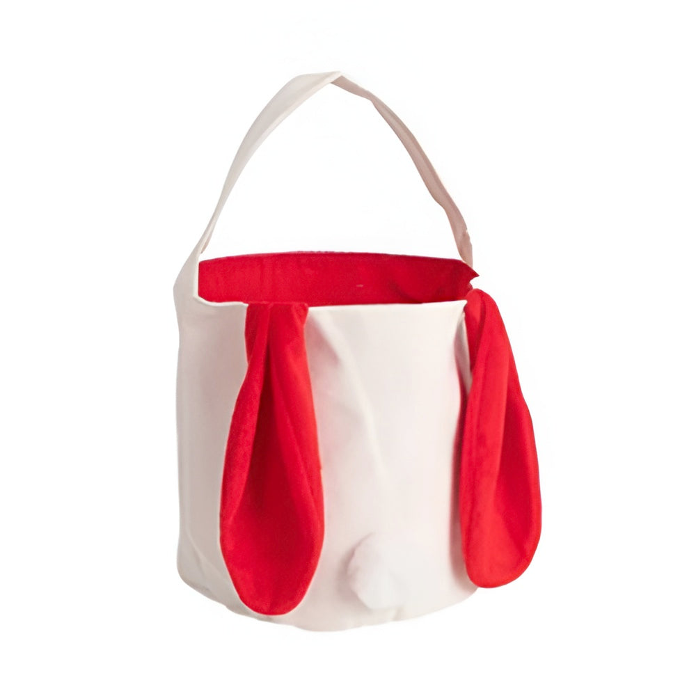 Sublimation Tote Bag with Bunny Ears - Red