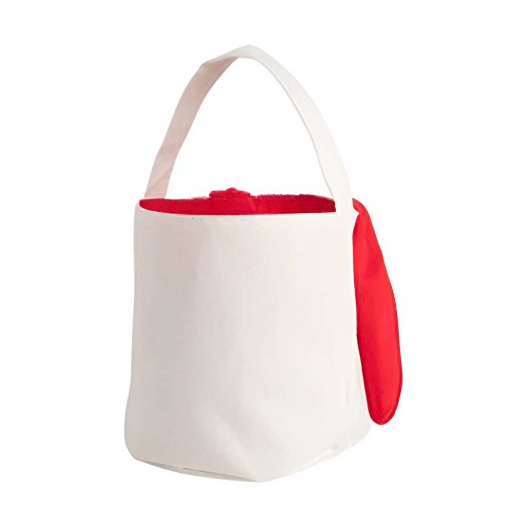 Sublimation Tote Bag with Bunny Ears - Red