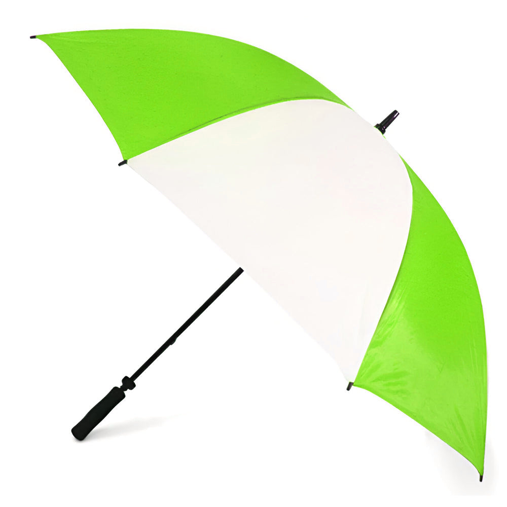 Regenschirm - 4 x großer Sublimations-Golfschirm - 60" Durchmesser - BLAU / WEISS