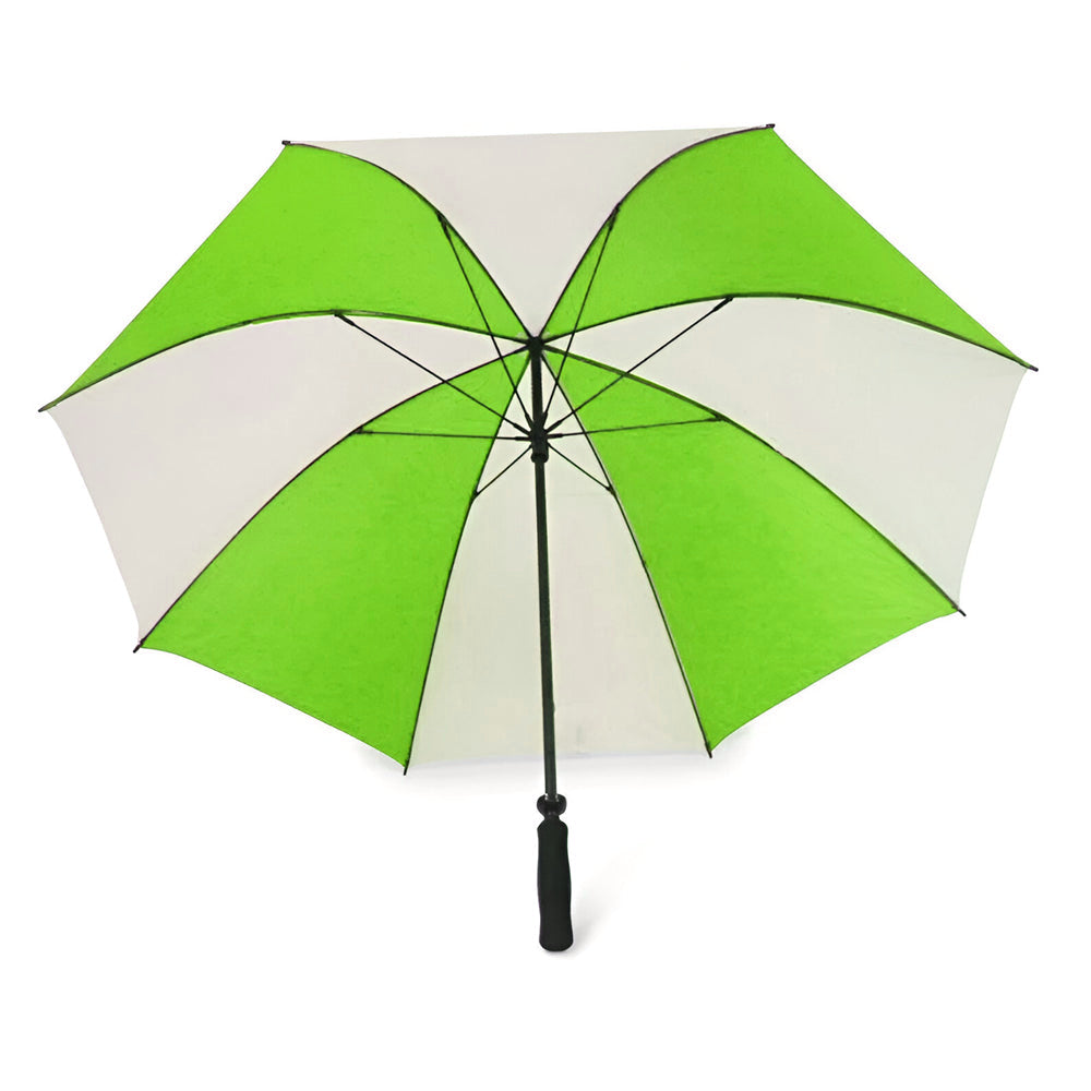 Regenschirm - 4 x großer Sublimations-Golfschirm - 60" Durchmesser - BLAU / WEISS