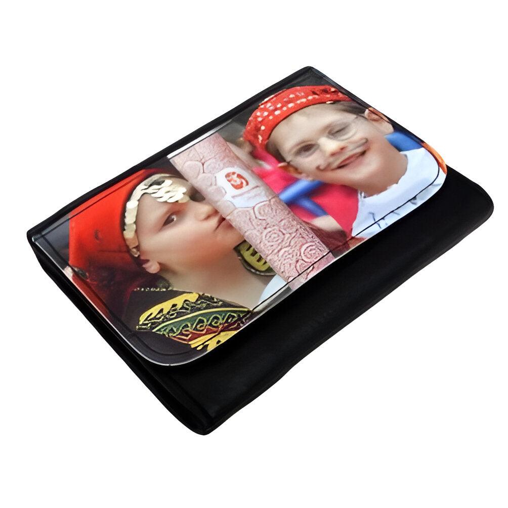 Bags & Wallets - Faux Leather Wallet - 14cm x 10cm - Medium - Black - Longforte Trading Ltd