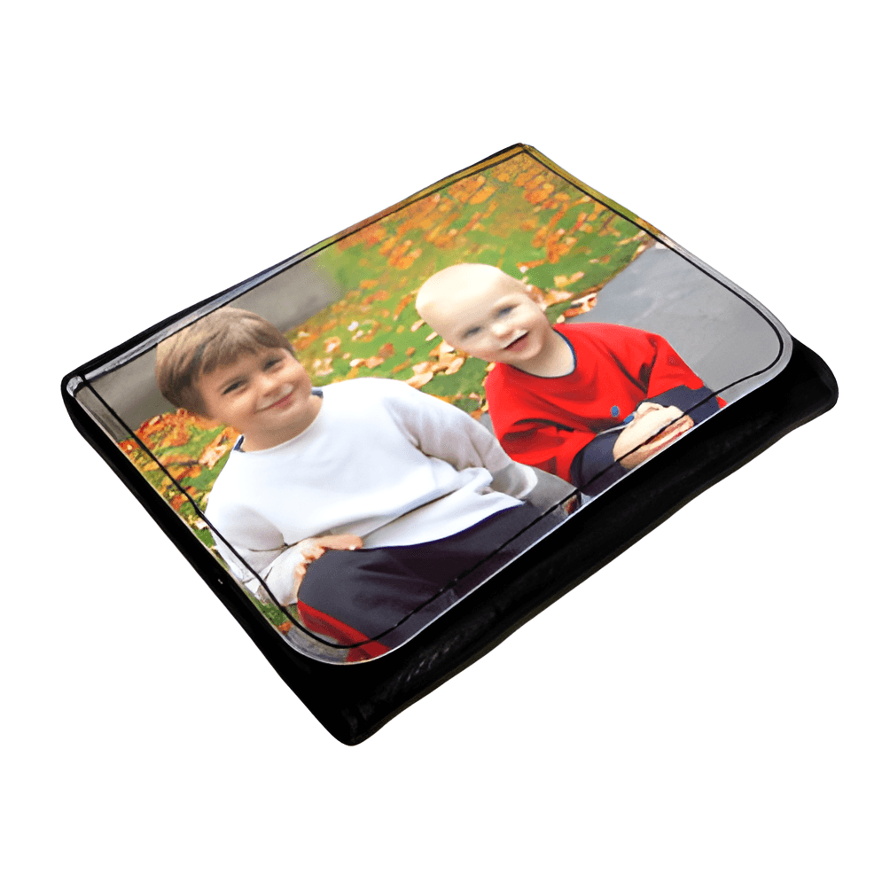 Bags & Wallets - Faux Leather Wallet - 12cm x 10cm - Small - Black - Longforte Trading Ltd