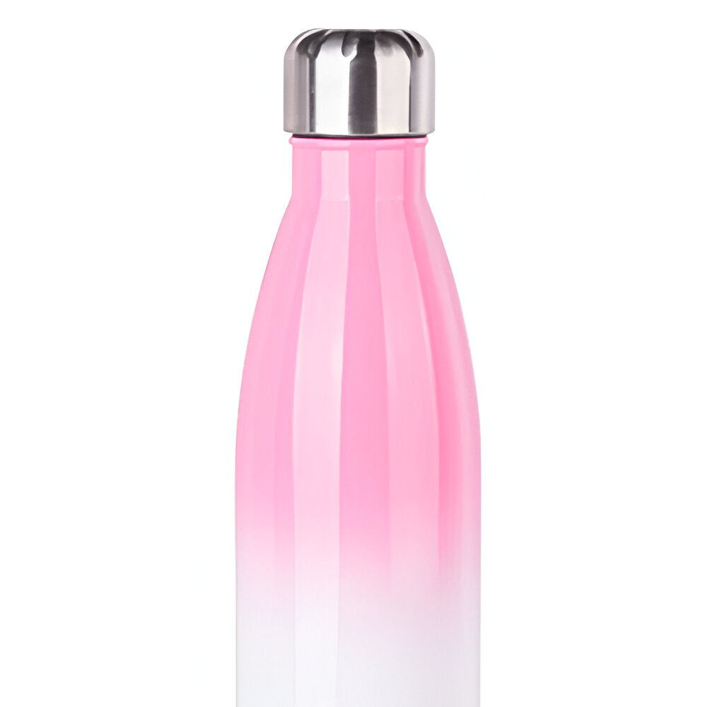 Water Bottles - GRADIENT - Bowling - 500ml - Pink/ White