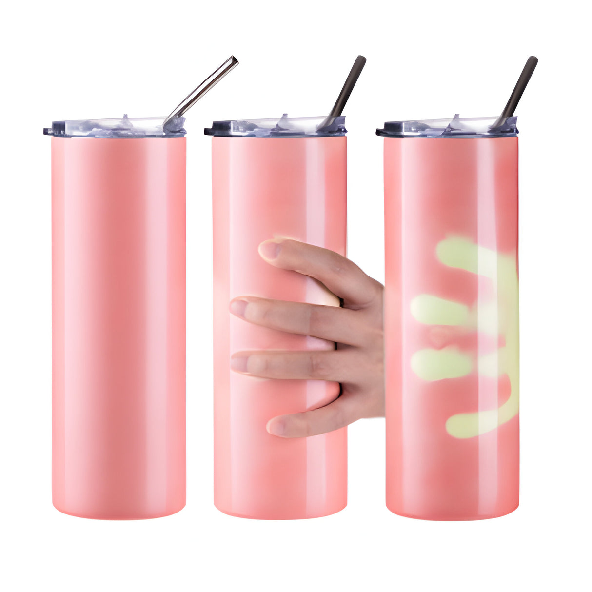 Water Bottles - HEAT SENSITIVE - 600ml - ORANGE/YELLOW