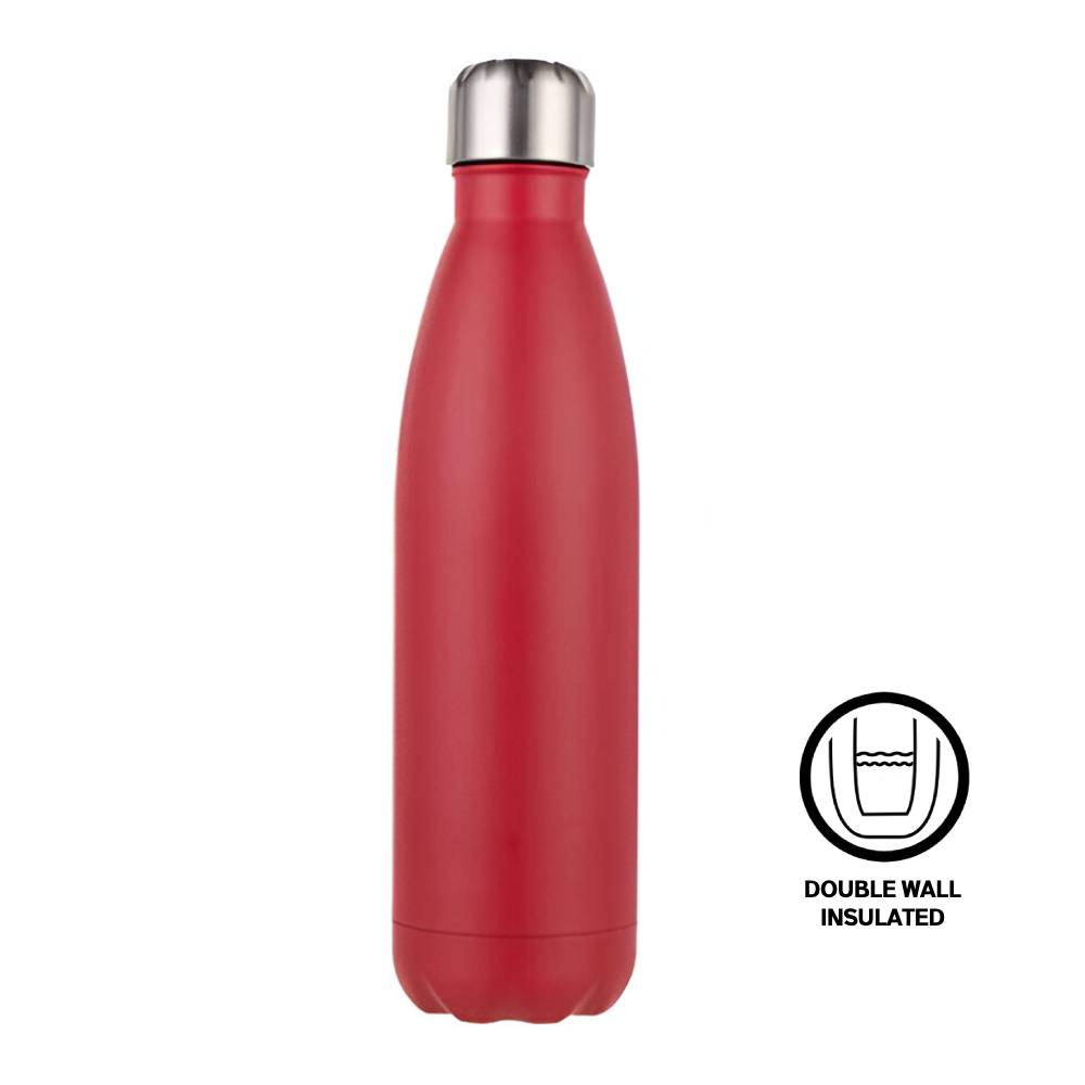 Trinkflaschen - GRAVURFÄHIG - MATT - Bowling - 500ml - ROT