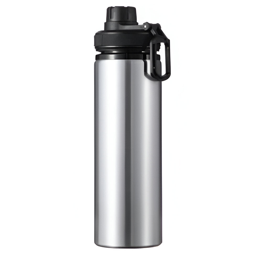 Bouteilles d'eau - PROVENTURER - Bouteille Flip 850ml - ARGENT/NOIR