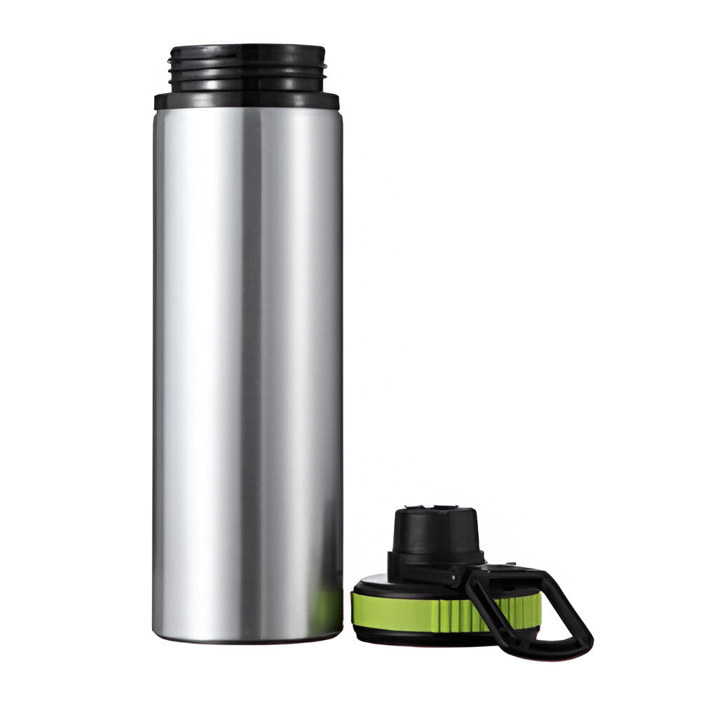 Sublimation Water Bottle - Proventurer 850ml - SILVER / GREEN