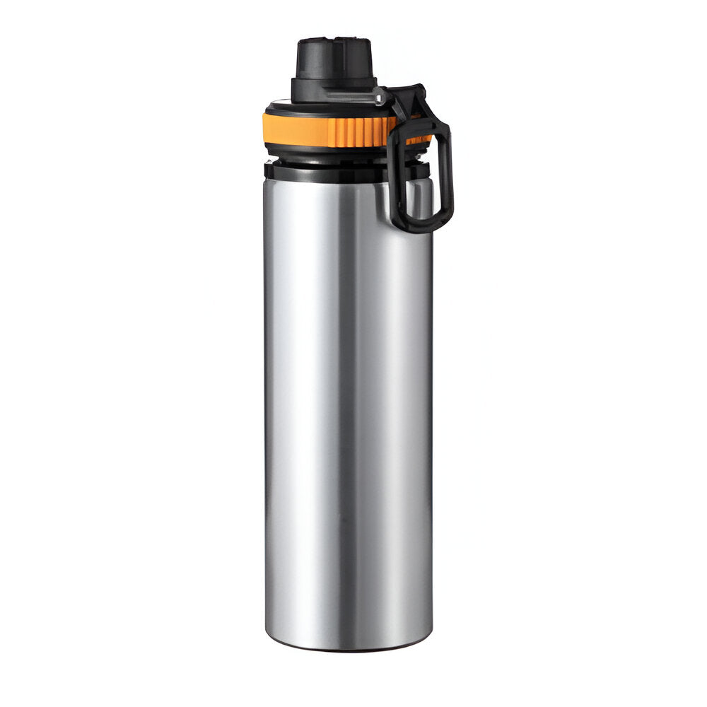 Sublimation Water Bottle - Proventurer 850ml - SILVER / YELLOW
