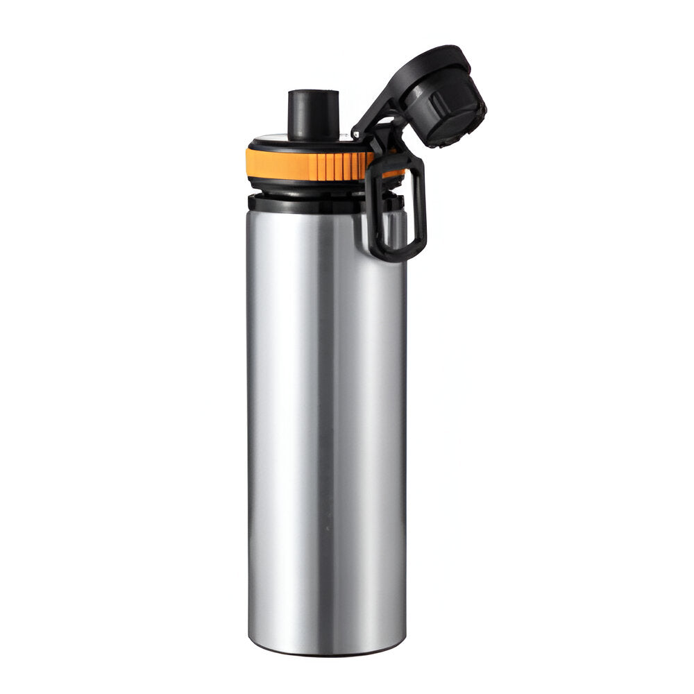 Sublimation Water Bottle - Proventurer 850ml - SILVER / YELLOW