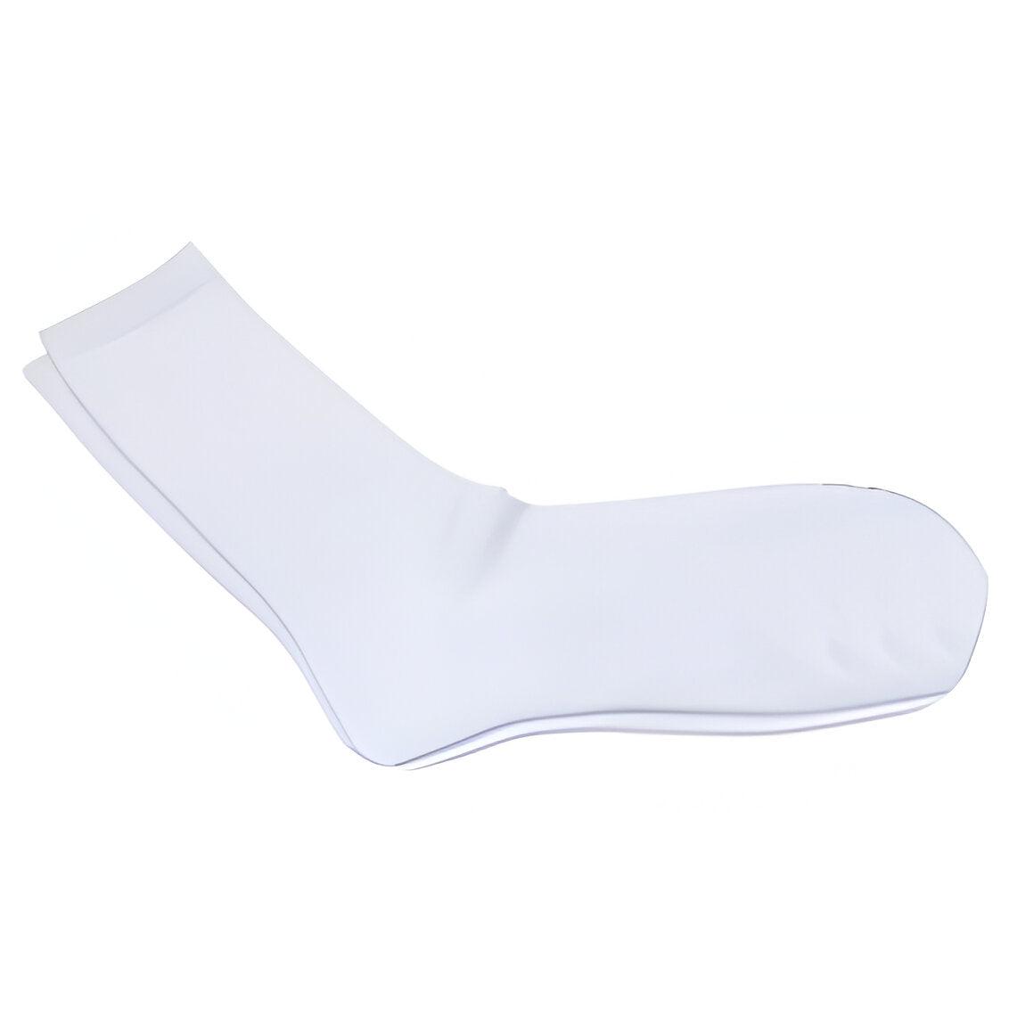 Sublimation Socks – Full White – Men’s - 40cm