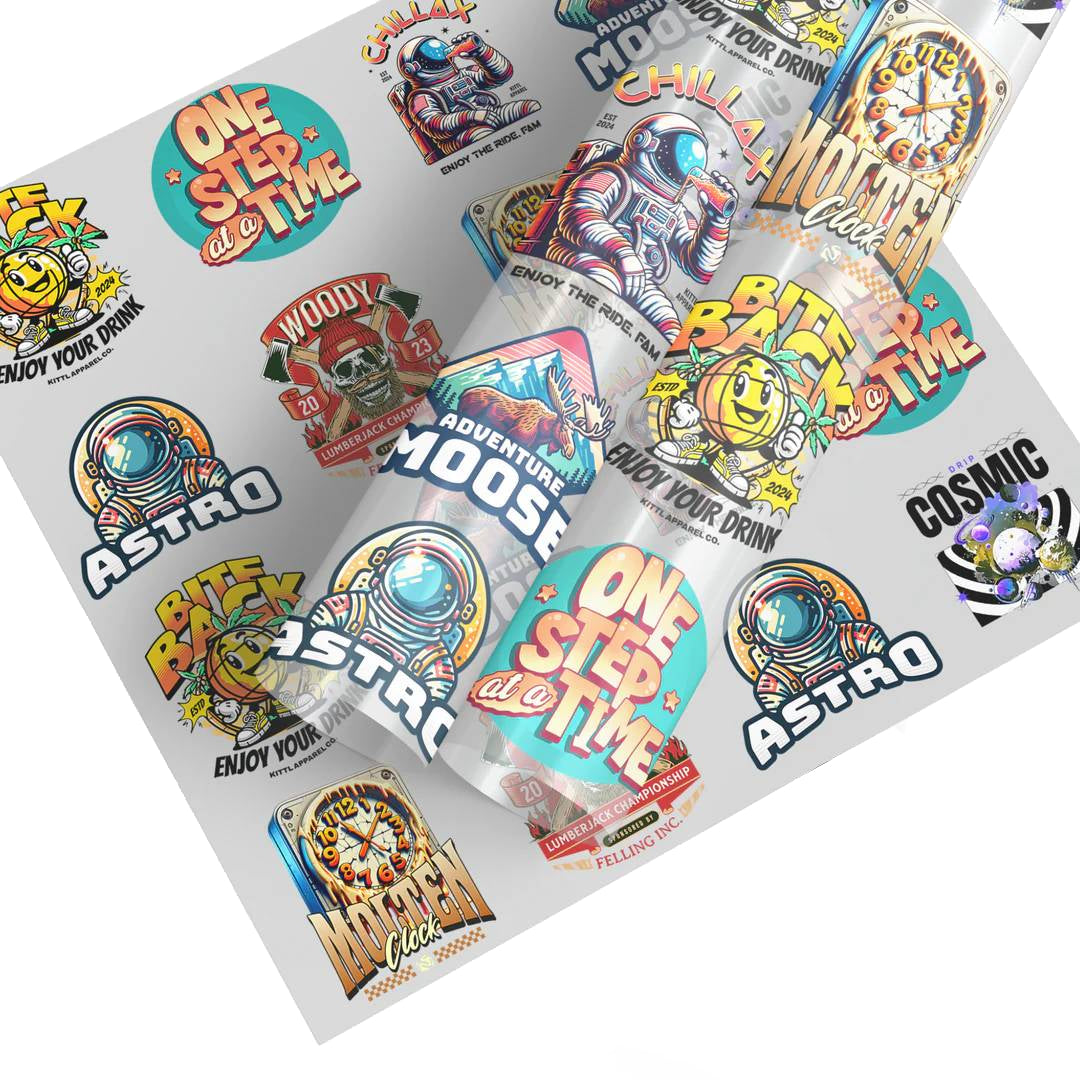 Custom UV DTF Gangsheet