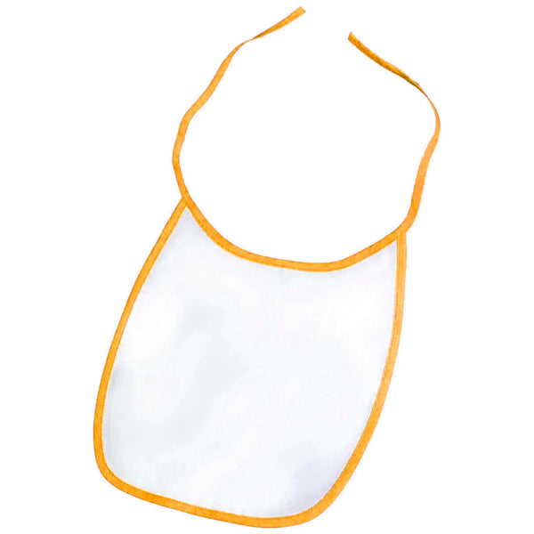 Baby Bib - 100% Polyester - Orange - Longforte Trading Ltd