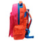 Bags - Neon Backpacks with Flap - Orange and Pink Hi Vis - 33cm x 31cm x 8cm
