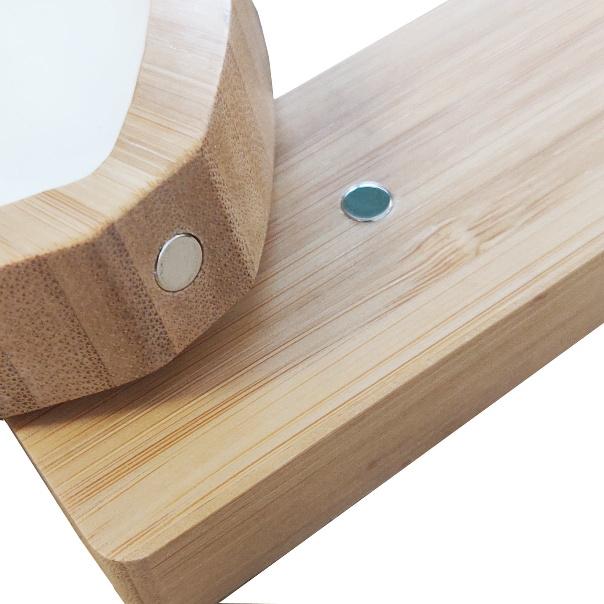 Photo Frame - Bamboo/ MDF - Revolving Magnetic Frame - Heart