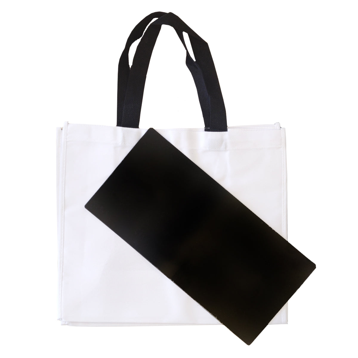 Bags - Shopping / Beach Bag with Black Handles - 35cm x 41cm - Longforte Trading Ltd