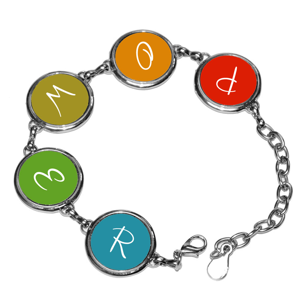 Schmuck - Armband - Rundes Gliederarmband mit Einsätzen