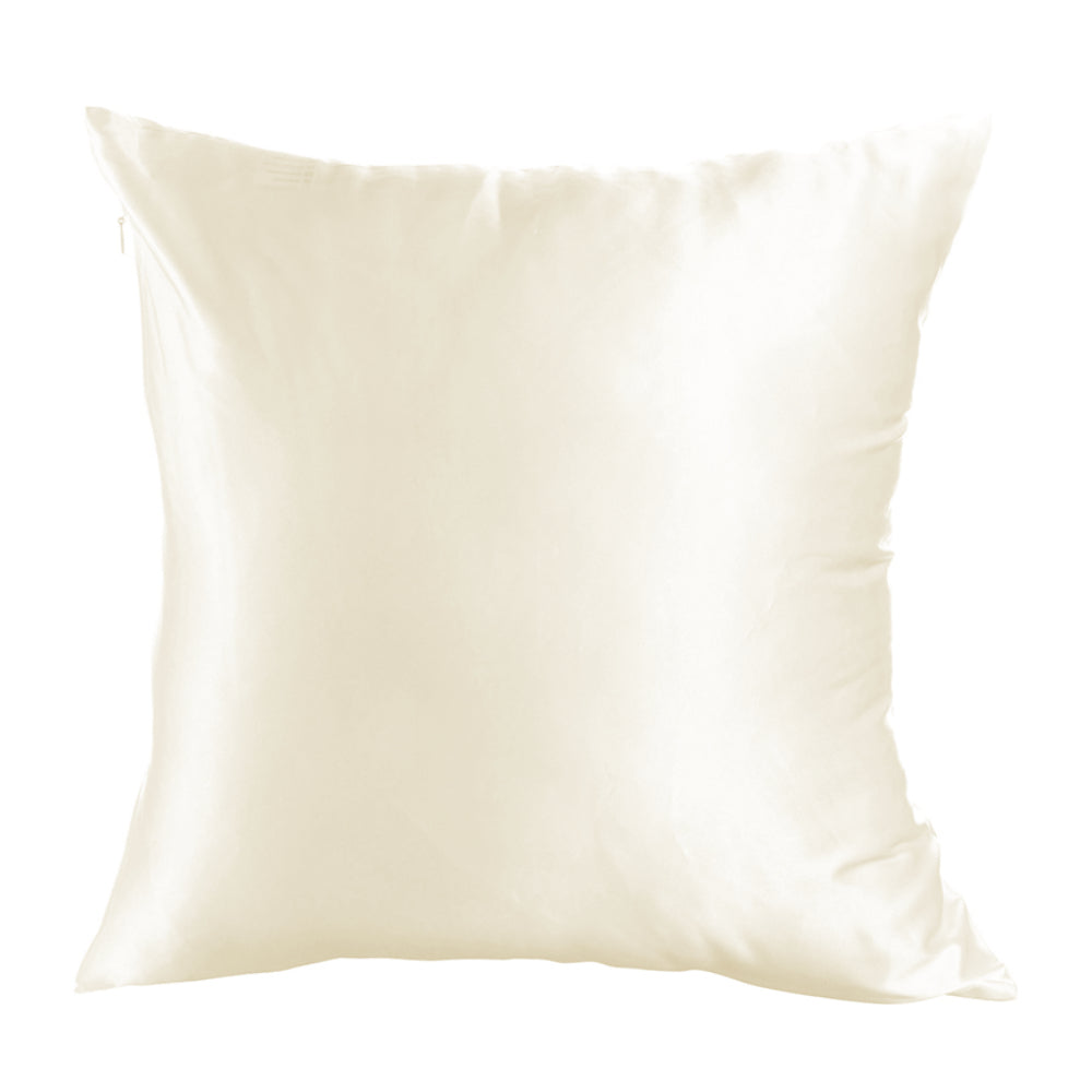FULL CARTON - 100 x Cushion Covers - CREAM Satin Finish - 40cm x 40cm - Square - Longforte Trading Ltd