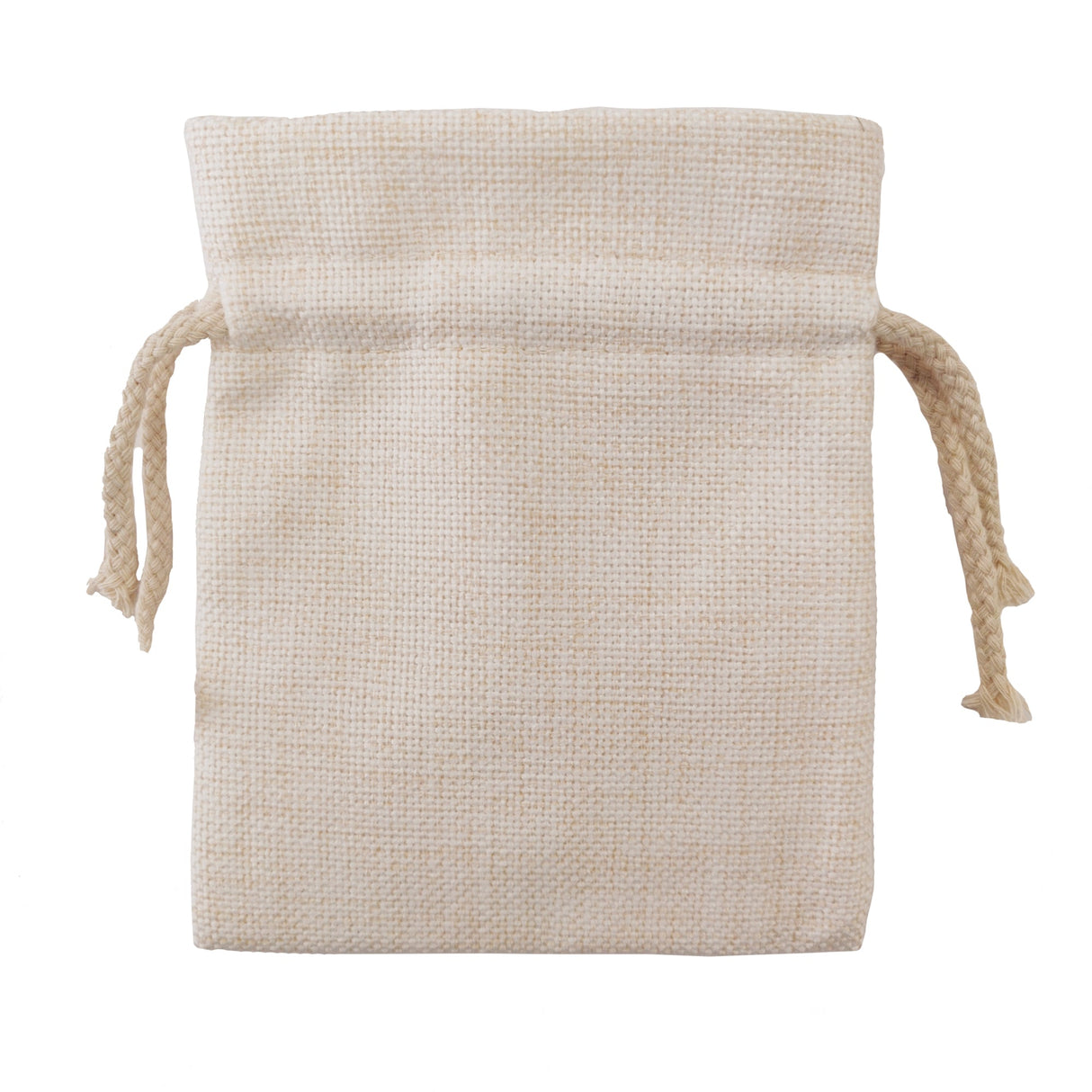 FULL CARTON - 100 x DOUBLE DRAWSTRING Bags - Thick Linen - 13cm x 18cm - Longforte Trading Ltd