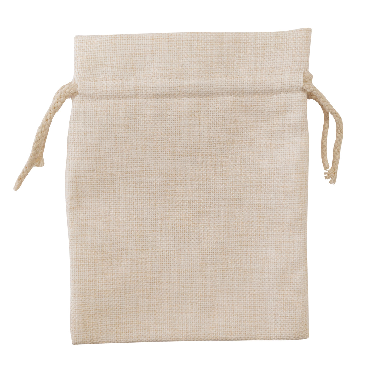 Bags - DOUBLE DRAWSTRING - Thick Linen - 15cm x 20cm - Longforte Trading Ltd