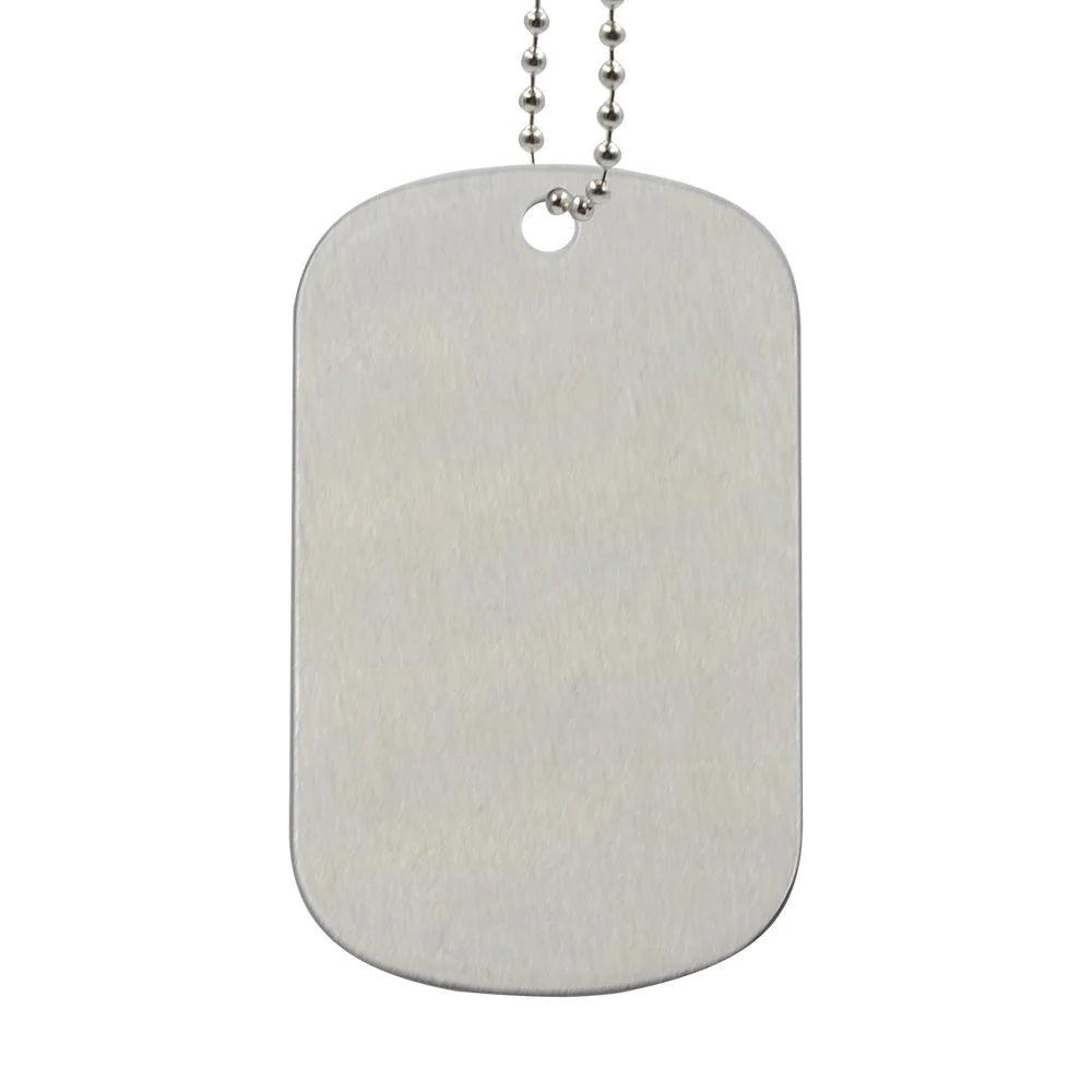 Dog Tag - Steel - Double Sided - Longforte Trading Ltd