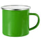 Mugs - Metal & Enamel Mugs - Green - 12oz Ceramic Enamel Cup - Longforte Trading Ltd
