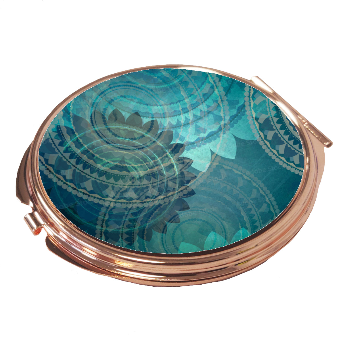 10 x Compact Mirror - Deluxe Rose Gold - Large Round - Longforte Trading Ltd