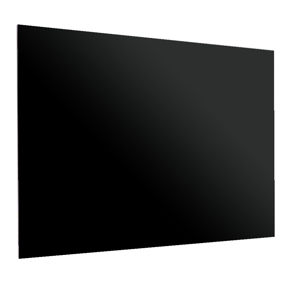 LASER ENGRAVABLE - 0.55mm Aluminium Sheets - Gloss Black/ White - 30.5cm x 61cm - Pack of 5