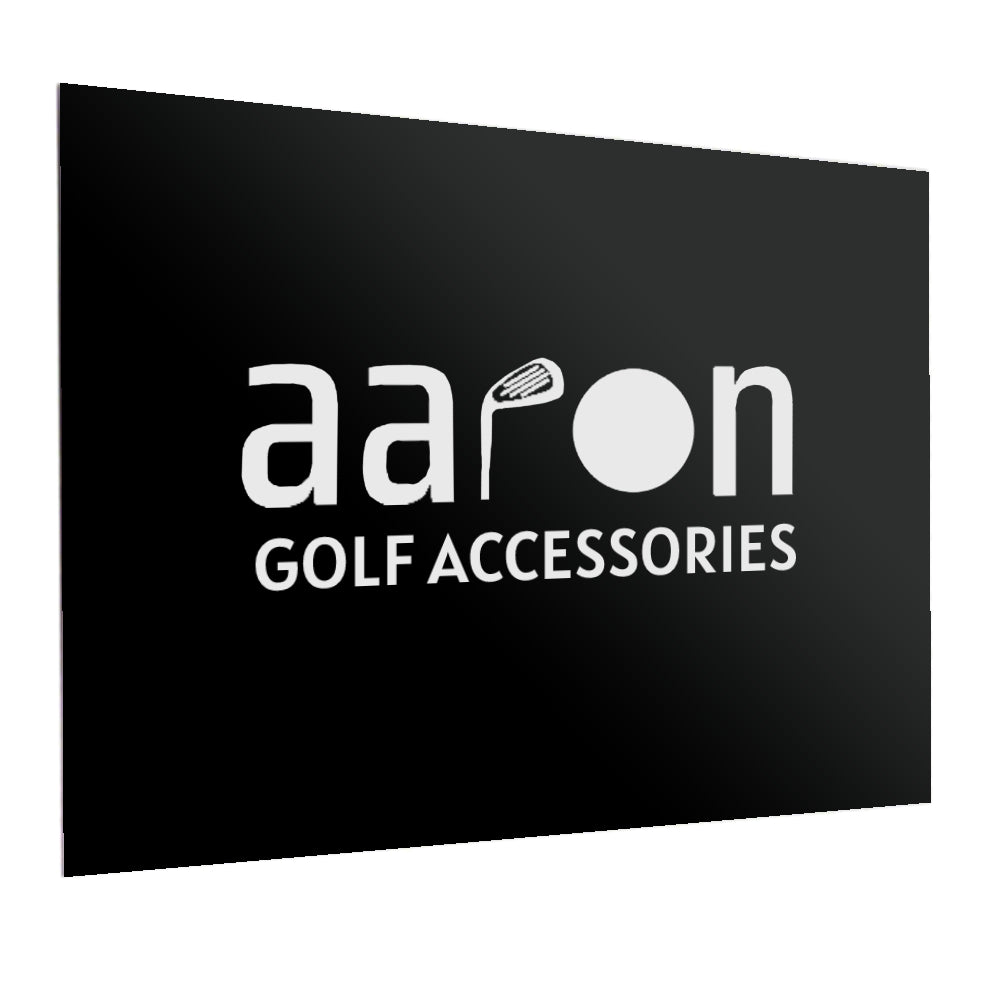 LASER ENGRAVABLE - 0.55mm Aluminium Sheets - Gloss Black/ Silver - 30.5cm x 61cm - Pack of 5