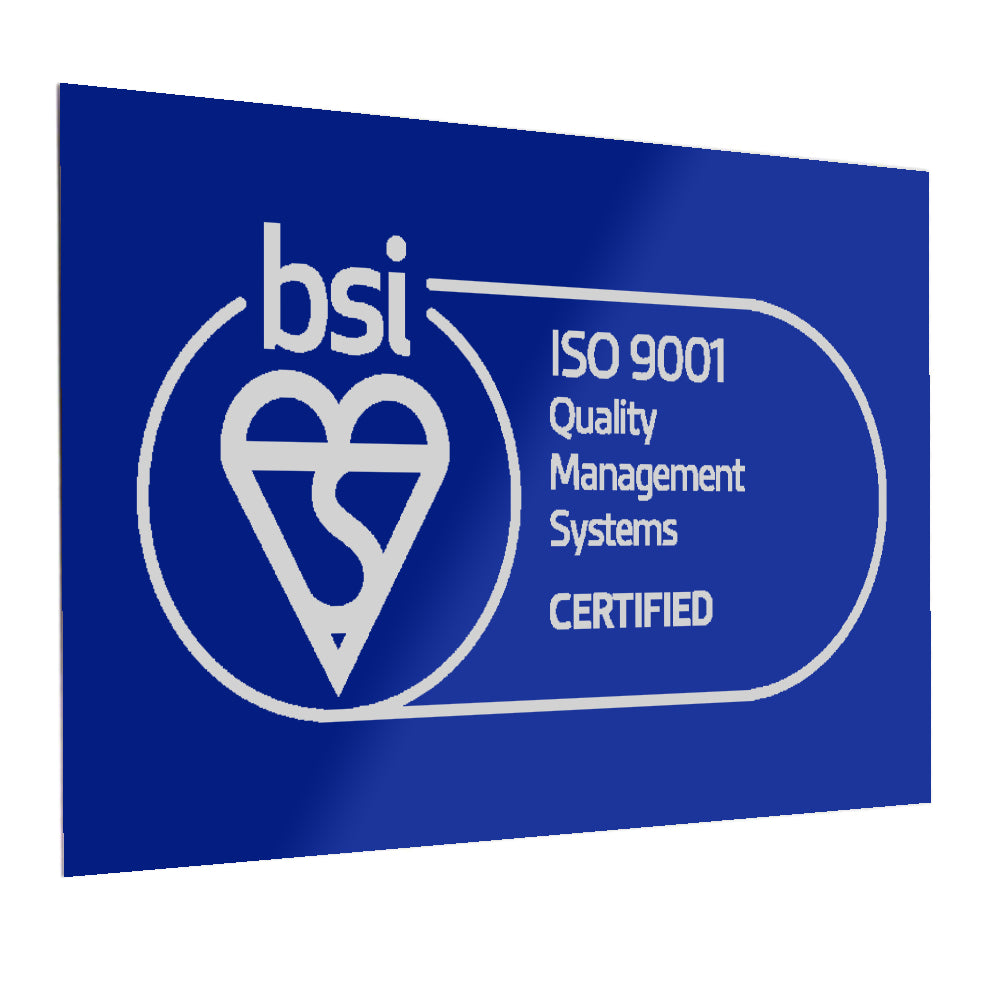 LASER ENGRAVABLE - 0.45mm Aluminium Sheets - Gloss Blue/ Silver - 30.5cm x 61cm - Pack of 5