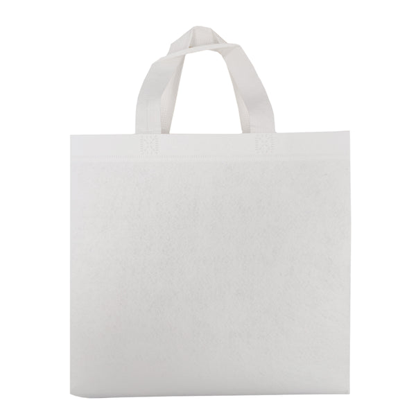 Bags - Shopping Bag with Gusset - Fibre Paper - 32cm x 30cm - Short Handles