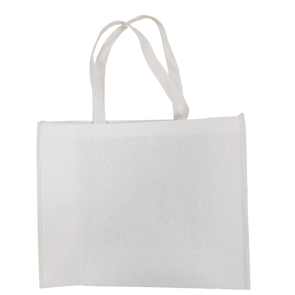 Bags - Shopping Bag with Gusset - Fibre Paper - 40cm x 32cm - Short Handles