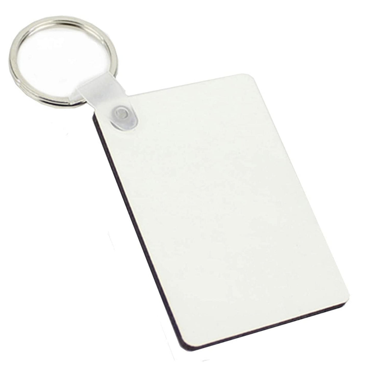 Keyring - 10 x MDF - Double-Sided - Rectangle