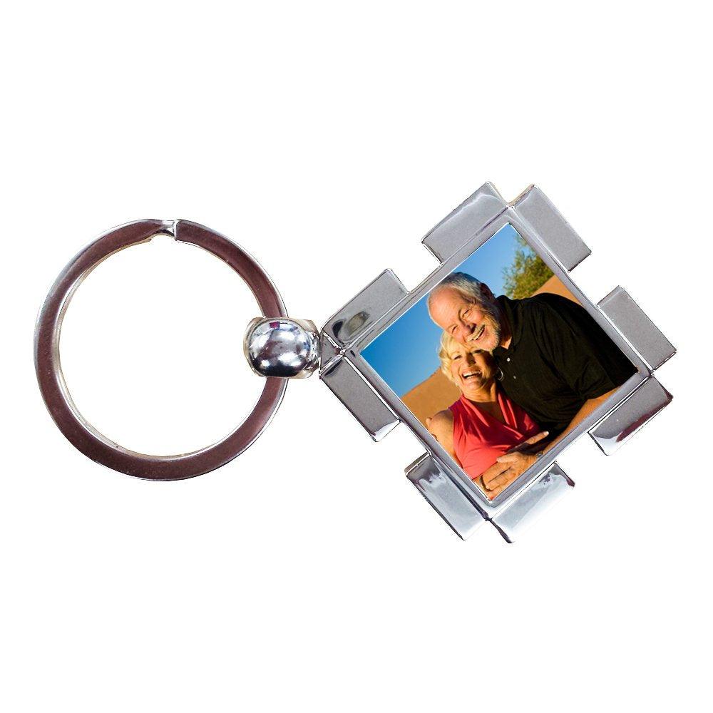 10 x Sublimation Metal Keyrings - Jigsaw Piece