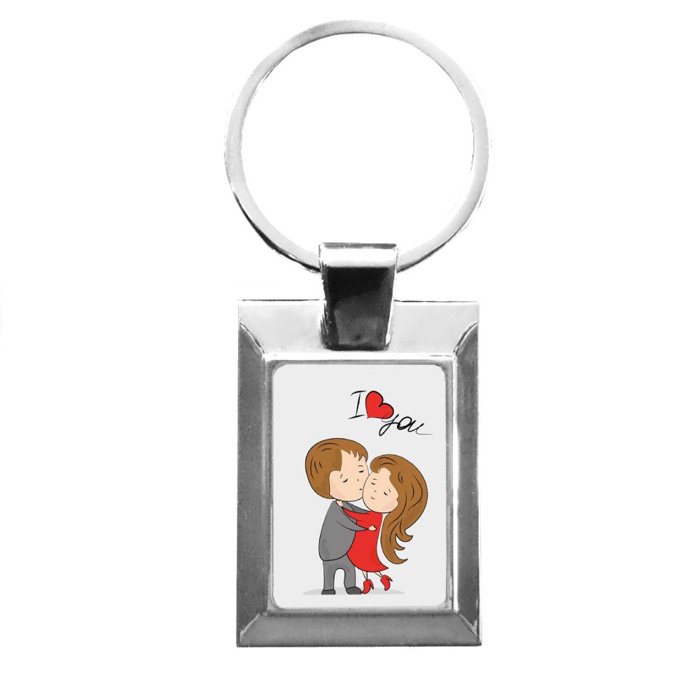10 x Sublimation Metal Keyrings - Rectangle