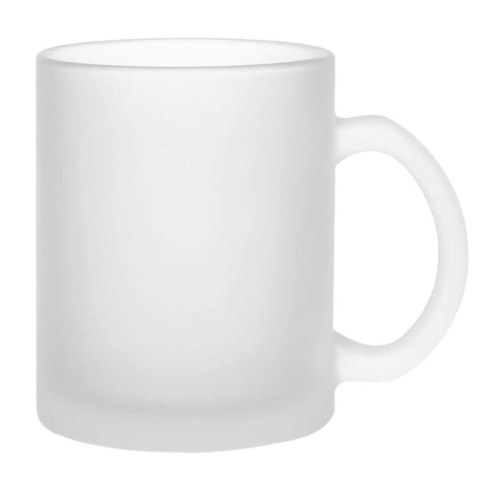 Mugs - Glass - PACK OF 6 x 11oz - FROSTED - Longforte Trading Ltd