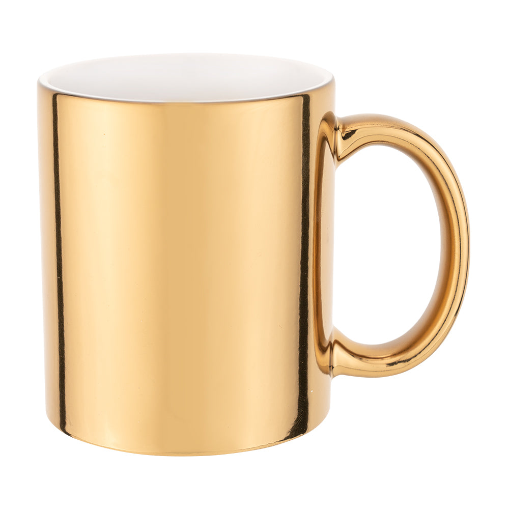 Mugs - 36 x 11oz Mirror Metallic EUROPA GOLD Durham Mugs