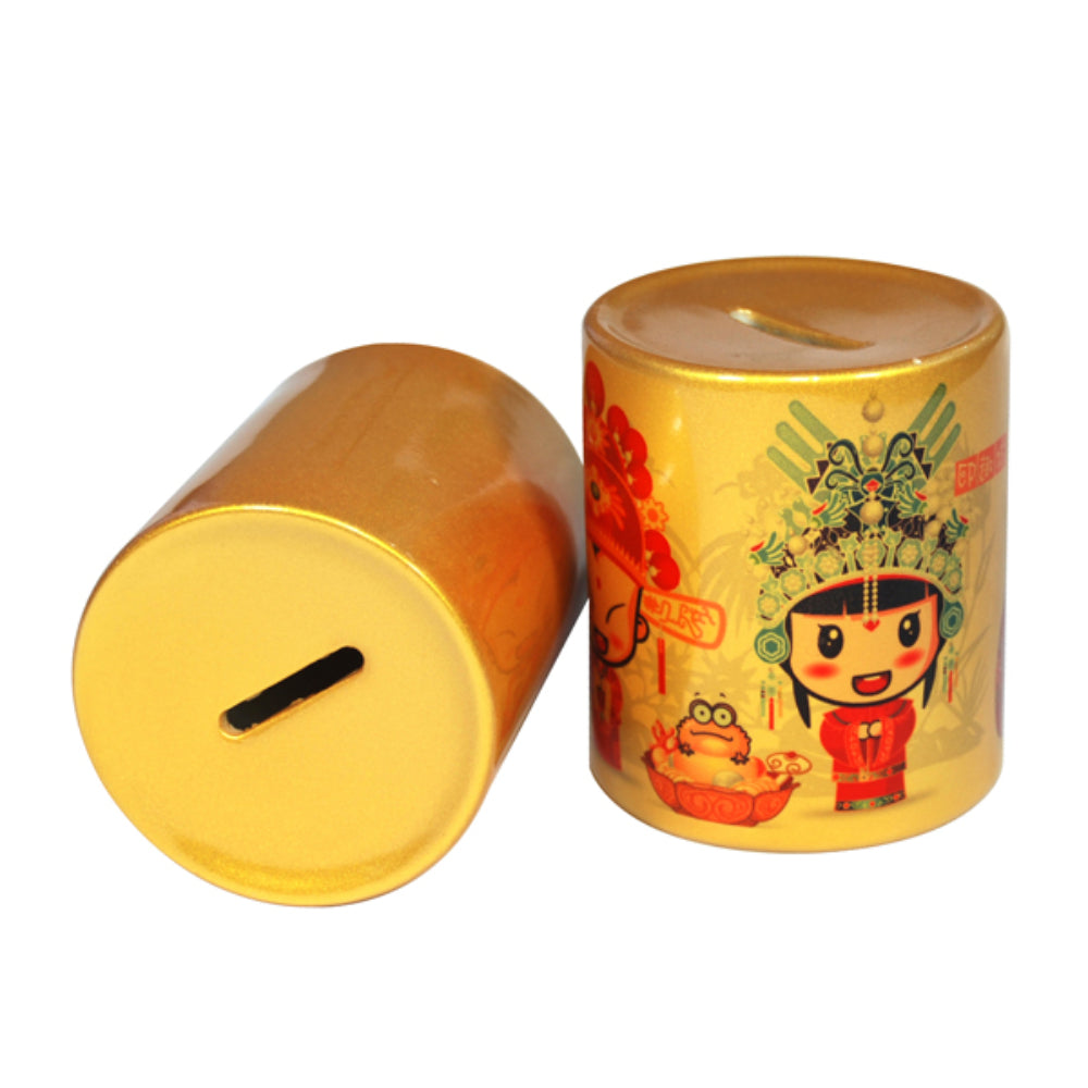 Money Boxes - Ceramic - GOLD - Box of 36 x 11oz Money Boxes