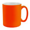 ENGRAVABLE - Pack of 6 x Mugs - Nitro Fluorescent Mugs - ORANGE - Longforte Trading Ltd