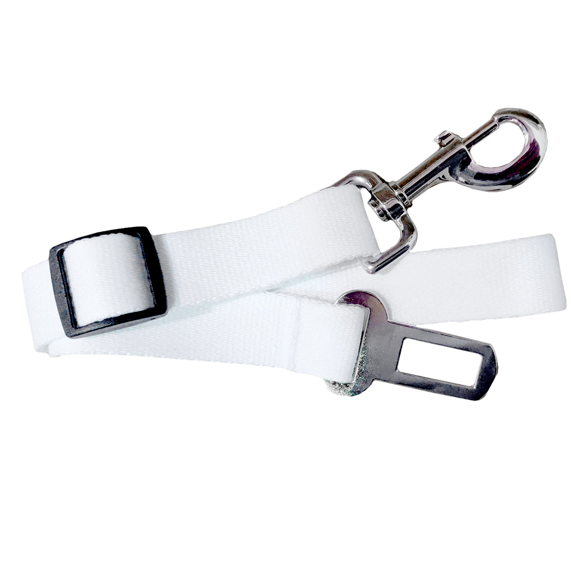 Pet Products - Safety Seatbelt for Pets - Plain White