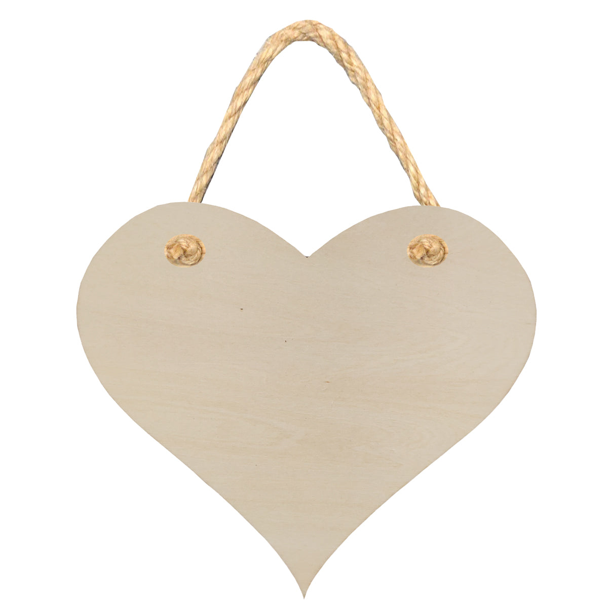 Hanging Sign - PLYWOOD - Double Sided Heart