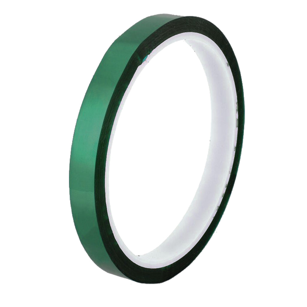 FULL CARTON - 100 x Heat Resistant Tapes - Green - 6mm - Longforte Trading Ltd