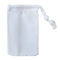 Bags - Premium Drawstring with Stopper - Canvas - White - 15cm x 20cm - Longforte Trading Ltd