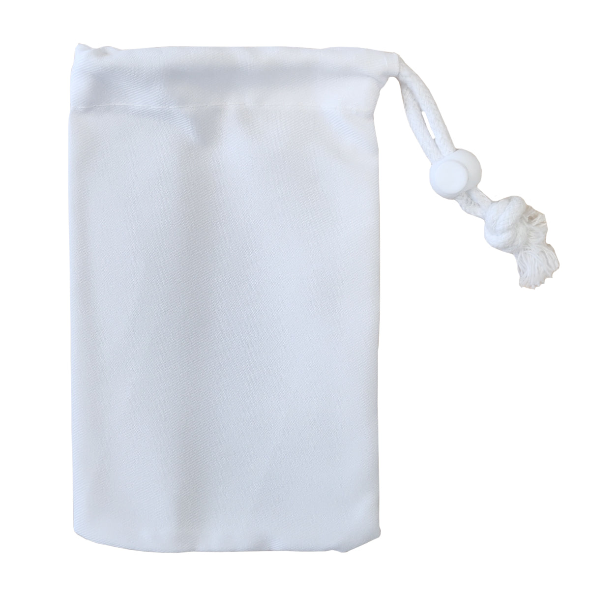 FULL CARTON - 100 x Premium Drawstrings with Stopper - Canvas - White - 15cm x 20cm - Longforte Trading Ltd