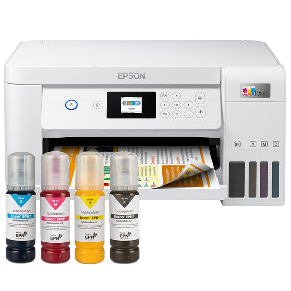 Epson ET-2856 A4 Sublimation Printer Incl Full Set of Sublisplash EPN+ Inks - Longforte Trading Ltd