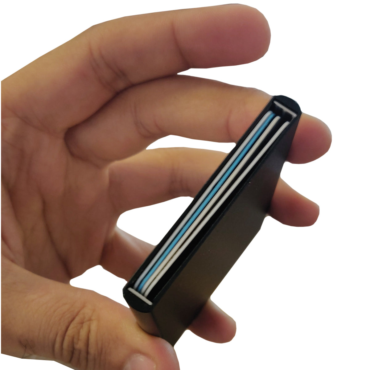 Bags & Wallets - PU - Folding 7-Card Cardholder - Black - Longforte Trading Ltd